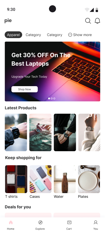 Mobile app screenshot 2